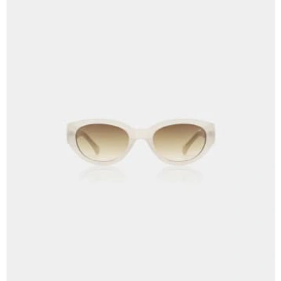 Shop A.kjaerbede Winnie Sunglasses In Neutrals