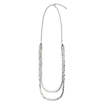 Shop Eb & Ive Wonder Necklace In Metallic