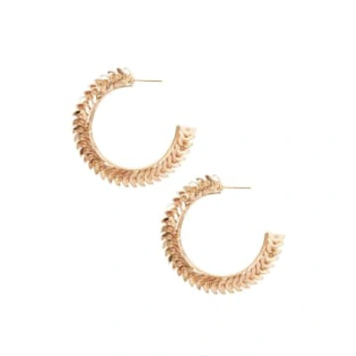 Shop Eb & Ive Jovial Mix Earring In Gold