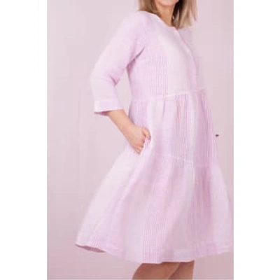 Shop Rosso35 Pink Stripe Dress