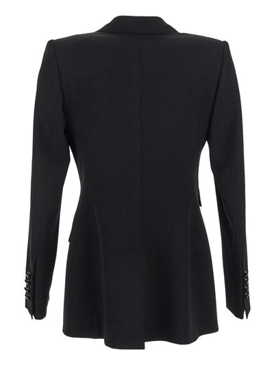 Shop Dolce & Gabbana Wool Jacket In Black