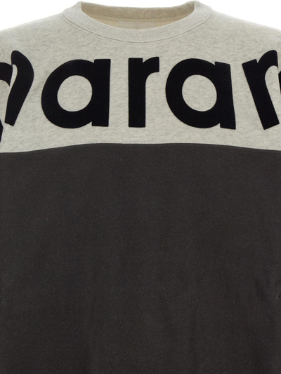 Shop Isabel Marant Homme Logo Sweatshirt In Black