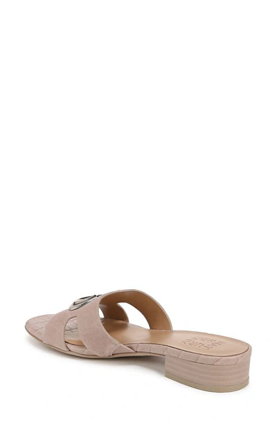 Shop Naturalizer Misty Slide Sandal In Warm Fawn Tan Leather