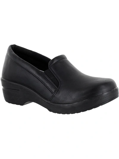 Shop Easy Works By Easy Street Leeza Womens Dressy Slip On Loafers In Black