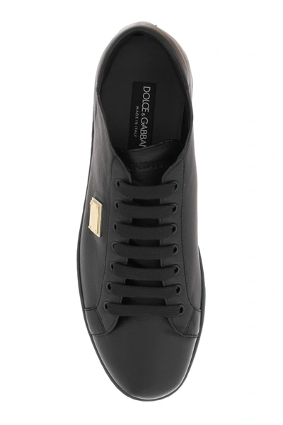 Shop Dolce & Gabbana Leather 'saint Tropez' Sneakers
