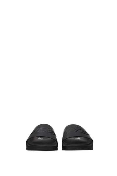 Shop Vetements Slippers And Clogs Leather Black Black