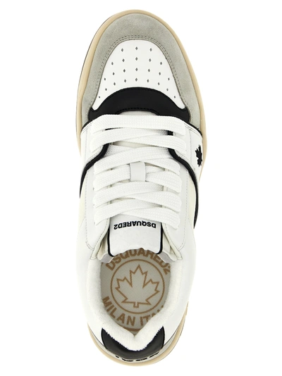 Shop Dsquared2 Spiker Sneakers White