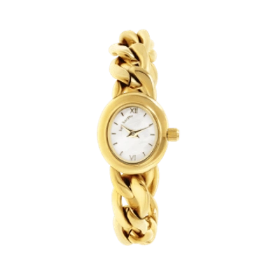 Shop Hey Harper Dna Watch Gold And Pearl