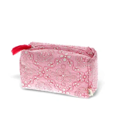 Shop Rex London Pink Anushka Make Up Bag