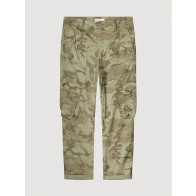 Shop Summum Camouflage Cargo Trousers Green Lentil