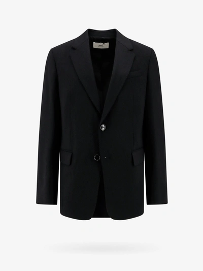 Shop Ami Alexandre Mattiussi Ami Paris Man Blazer Man Black Blazers E Vests