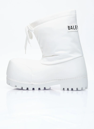Shop Balenciaga Women Alaska Low Boots In White