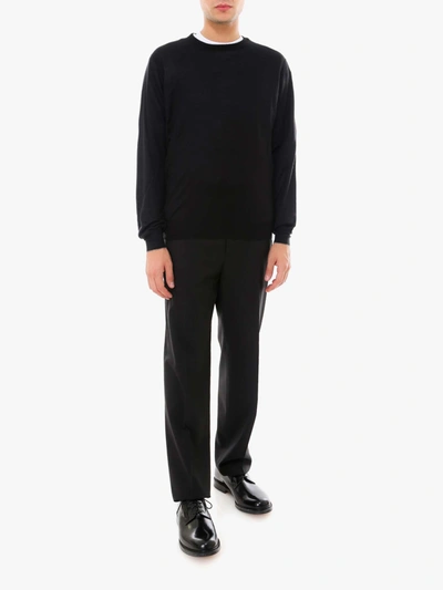Shop Brunello Cucinelli Man Sweater Man Black Knitwear