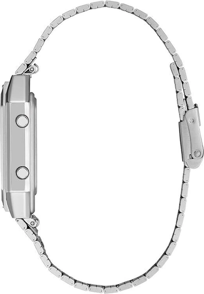 Pre-owned Citizen Star Wars R2-d2 Vintage Ana-digi Quartz Stainless Steel Watch Silver