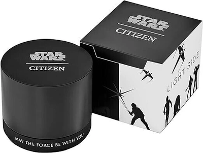Pre-owned Citizen Star Wars R2-d2 Vintage Ana-digi Quartz Stainless Steel Watch Silver
