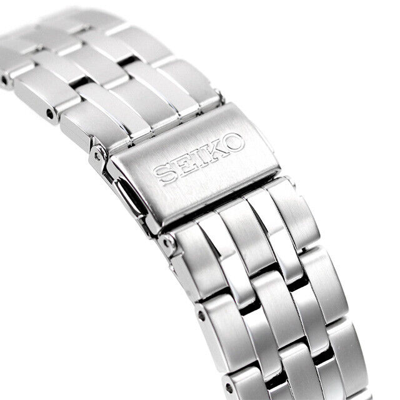 Pre-owned Seiko Selection Sbtm335 Sapphire Crystal Radio Solar Watch Black Dial 37.7mm