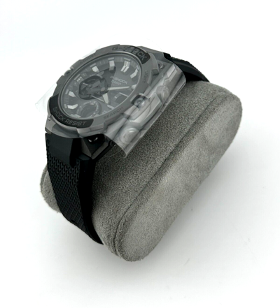 Pre-owned Casio G-shock G-steel Bluetooth Black Watch Gstb400bb-1a In Box With Tags