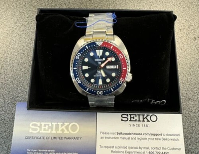 Pre-owned Seiko Prospex Turtle Padi 24 Jewels Automatic Men's Watch Srpe99 Made In Japan
