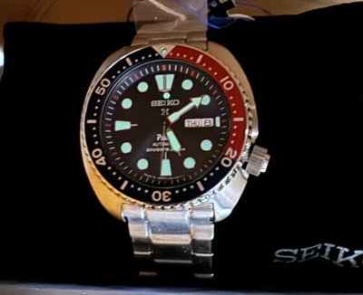Pre-owned Seiko Prospex Turtle Padi 24 Jewels Automatic Men's Watch Srpe99 Made In Japan