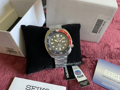 Pre-owned Seiko Prospex Turtle Padi 24 Jewels Automatic Men's Watch Srpe99 Made In Japan