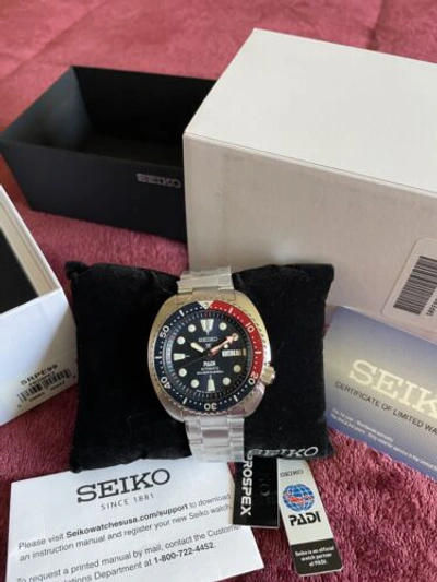 Pre-owned Seiko Prospex Turtle Padi 24 Jewels Automatic Men's Watch Srpe99 Made In Japan