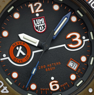 Pre-owned Luminox Xb.3721.eco Bear Grylls Survival Men's Watch 42mm 20atm
