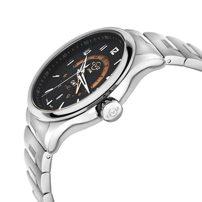 Pre-owned Gevril Giromondo 42mm Swiss Quartz Wristwatch 42300b