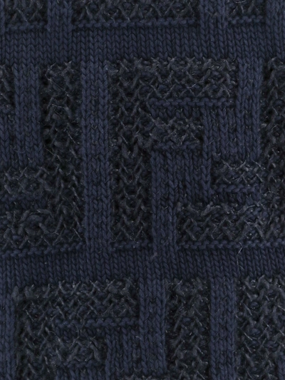 Shop Fendi Man Sweater Man Black Knitwear