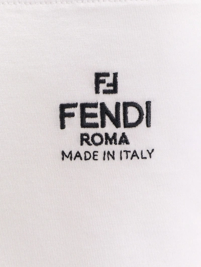 Shop Fendi Woman T-shirt Woman White T-shirts