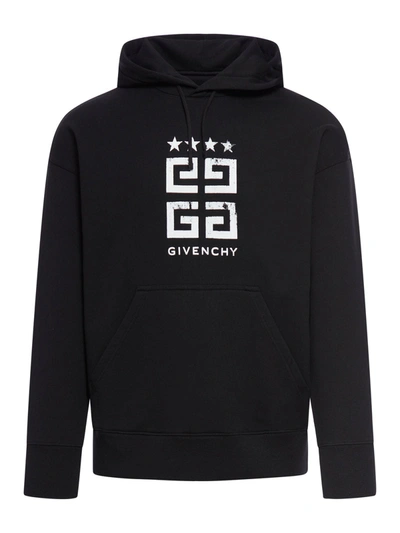 Shop Givenchy Men Black Cotton Sweatshirt