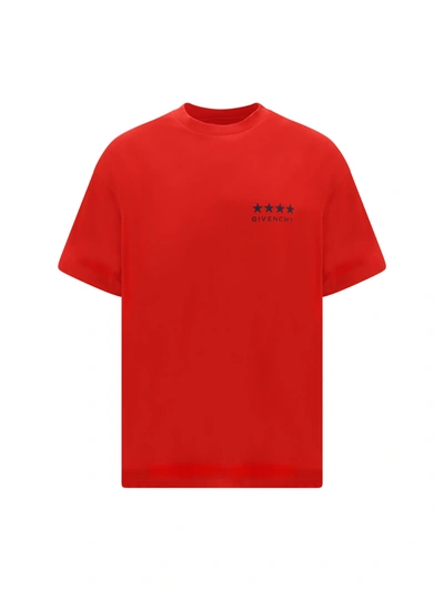 Shop Givenchy Men T-shirt In Red