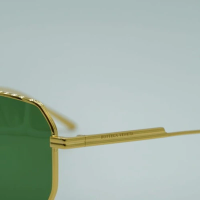 Pre-owned Bottega Veneta Bv1012s 004 Gold/green 60-13-145 Sunglasses