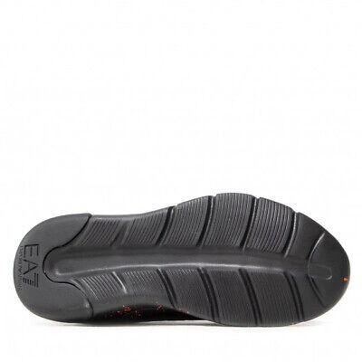 Pre-owned Ea7 Shoes Sneaker Emporio Armani  Man Sz. Us 9 X8x057xk217 Q217 Black