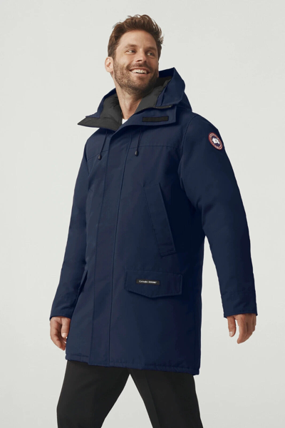 Pre-owned Canada Goose Langford Parka Heritage, Size: M, Color: Atlantic Navy In Blue