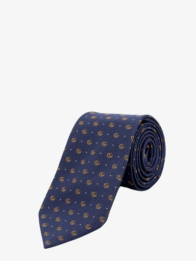 Shop Gucci Man Tie Man Blue Bowties E Ties