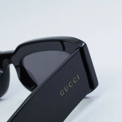 Pre-owned Gucci Gg1426s 001 Black/grey 54-19-145 Sunglasses In Gray