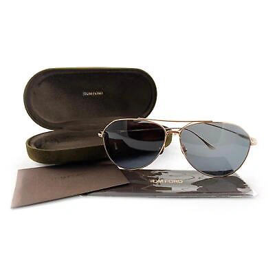 Pre-owned Tom Ford Ft0747-28a Golg Sunglasses In Gray