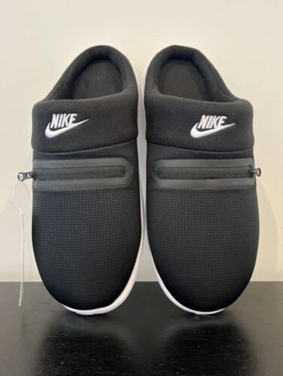 Pre-owned Nike Men's Size 13  Burrow Na Slippers Black/white Dj3130-001 Rare