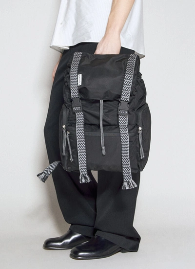 Shop Lanvin Men Curb Backpack In Black