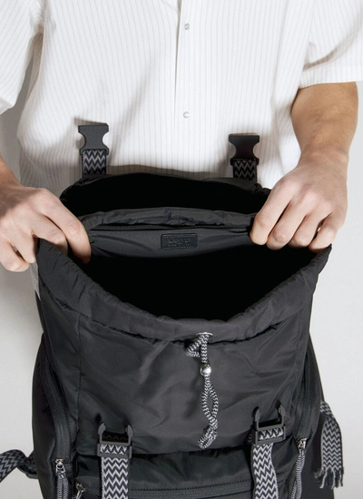 Shop Lanvin Men Curb Backpack In Black
