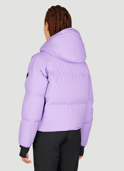 Shop Moncler Grenoble Women Allesaz Short Down Cket In Purple