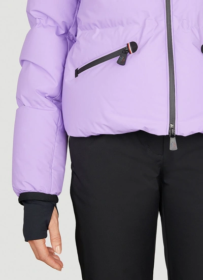 Shop Moncler Grenoble Women Allesaz Short Down Cket In Purple