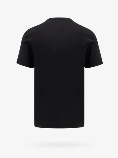 Shop Moncler Man T-shirt Man Black T-shirts