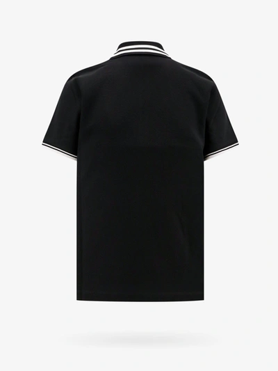 Shop Moncler Woman Polo Shirt Woman Black Polo Shirts