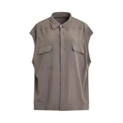 Shop Rick Owens Sleeveless Jumbo Outershirt