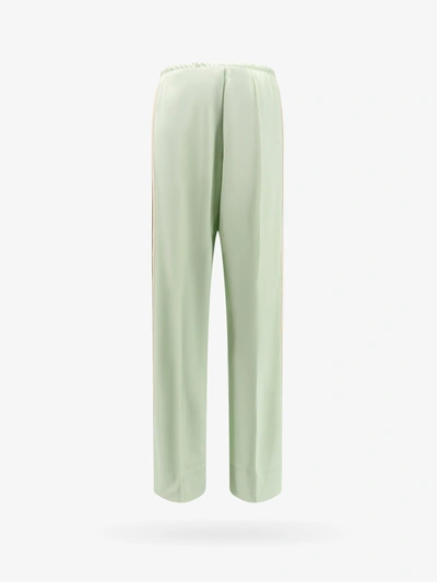 Shop Palm Angels Woman Trouser Woman Green Pants
