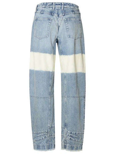 Shop Jil Sander Light Blue Organic Cotton Jeans