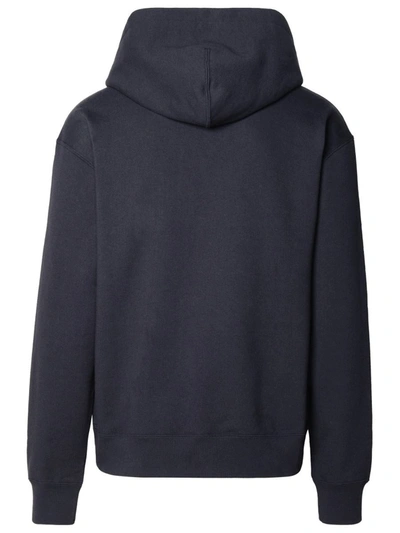 Shop Jil Sander Navy Cotton Sweatshirt