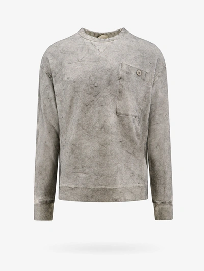 Shop Ten C Man Sweatshirt Man Grey Sweatshirts In Gray