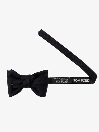 Shop Tom Ford Man Bow Tie Man Black Bowties E Ties